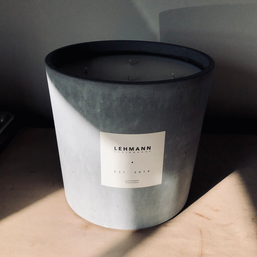 Colossal Concrete Candle |  150 oz | 1000+ Hour Burn Time